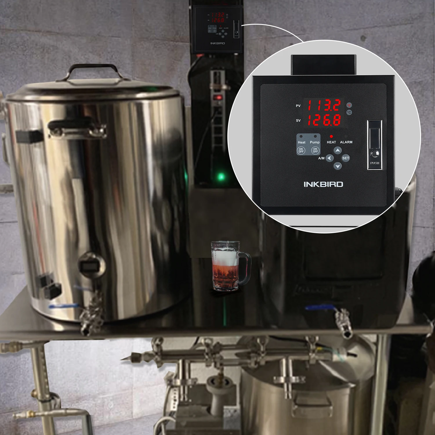 Inkbird Heating&water Pump Pid Temperature Controller,Ipb26 30a/240v