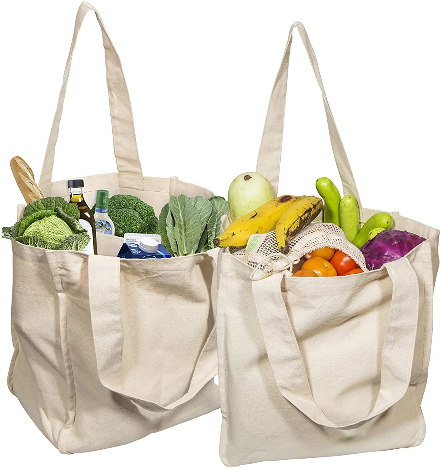 reusable canvas tote