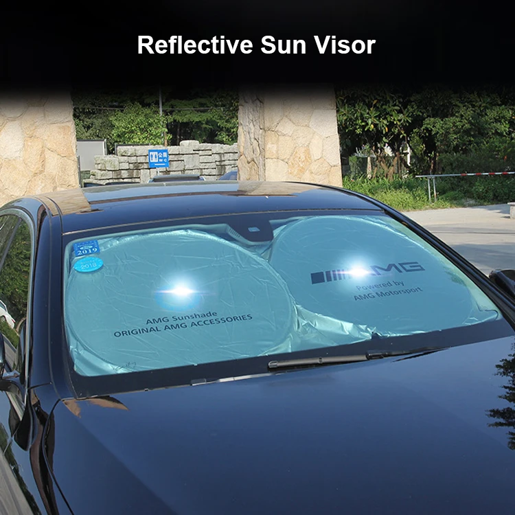 Aazon.co: Car Windshield Sun Shade,Nano 5-Layer Foldable Car Shade Ubrella,Universal Portable