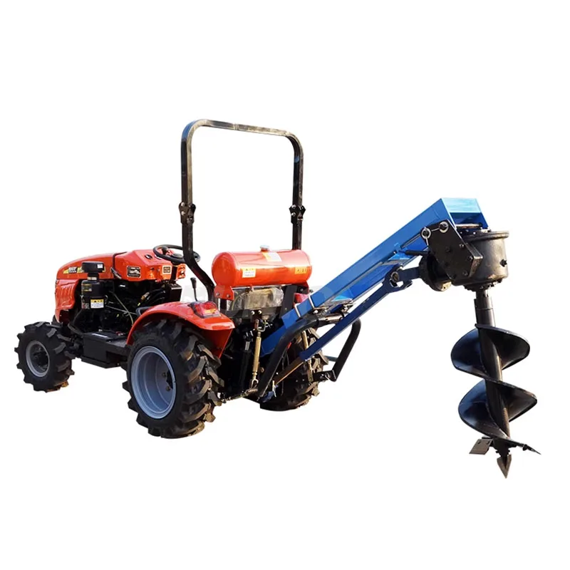 Good Quality Hand Walking Tractor Earth Auger /hole Digging Machine ...