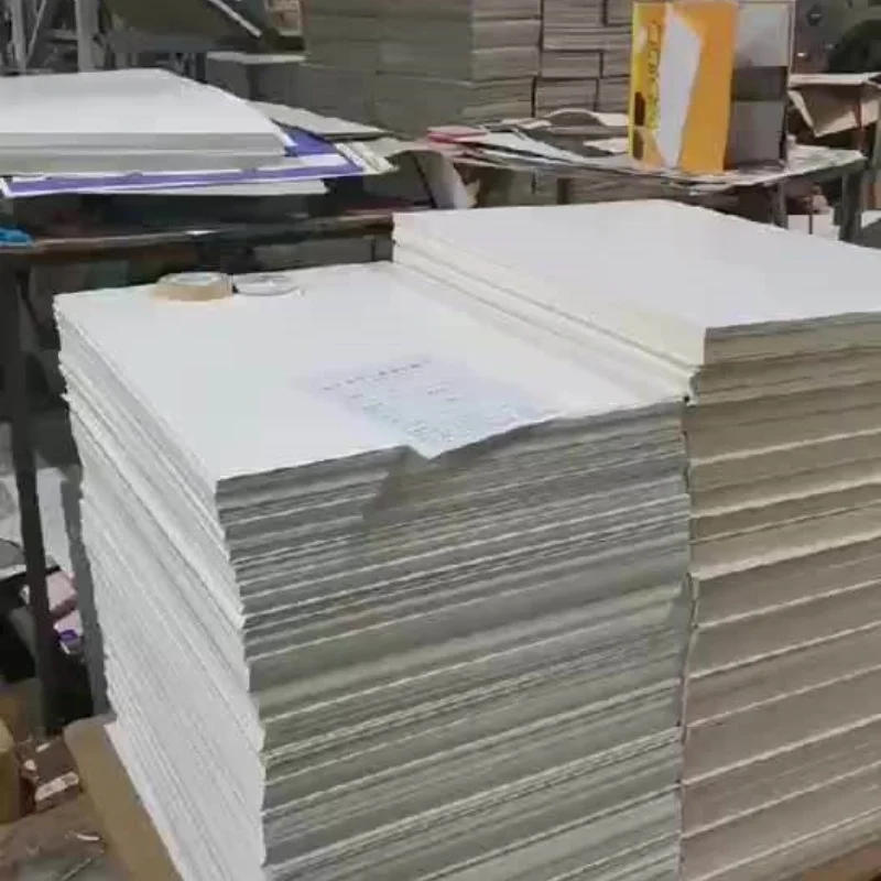 High Quality White Cardboard Paper GC1 Foodgrade 190g C1s Ivory Board for Making Hamburger Boxes