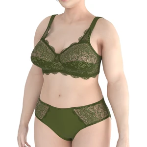 Lace Plus Size Women's Underwear Bra for Women Pantie and Bra Sets Plus Size Lingerie
