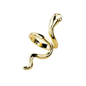 Fashion Jewelry 18K Gold Plated Snake Shaped Rings From Jewelry Factory
