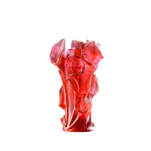 Nobility Style Censer Crystal With Metal Casting Handicrafts Home Artware