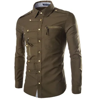 Wholesale New Model Fashion Long Sleeve Casual Men Shirt Shirt Designs For Men Apparel