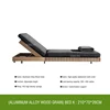 Teak K lega di alluminio effetto legno