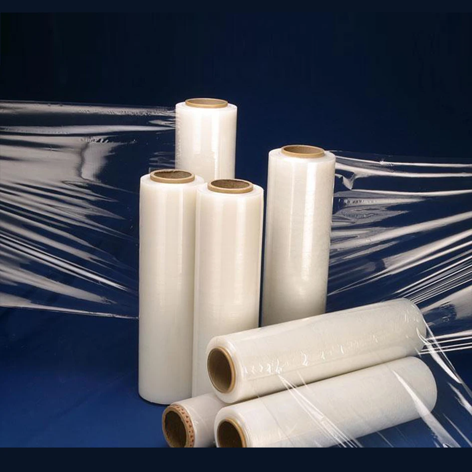 Factory Price LLDPE Stretch Film Industrial Clear Plastic Stretch Wrap Film for Pallet Wrap