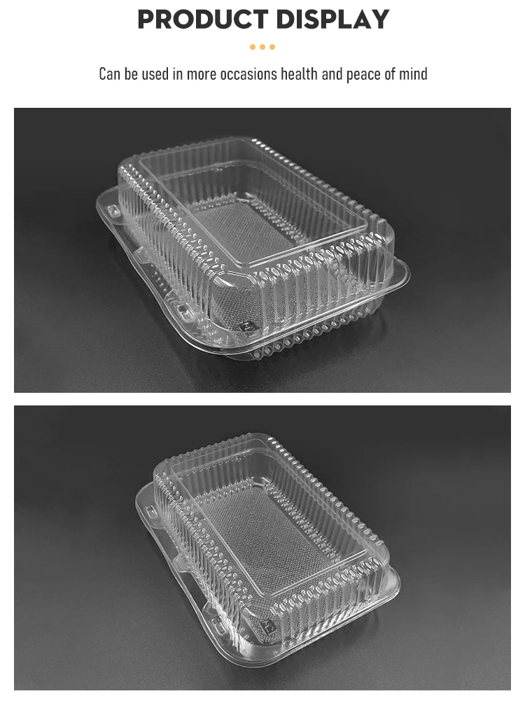 Clear Takeaway Fast Food Clamshell Containers Food Packaging Wholesale ...