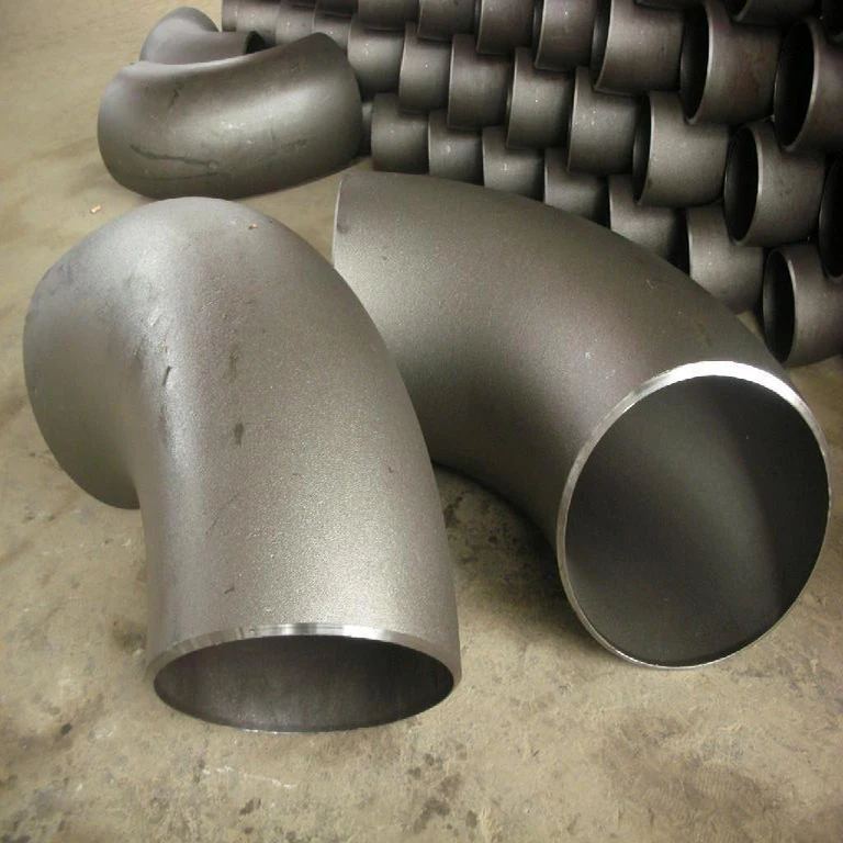 Carbon Steel Press Fitting 90 Degree Bend Welded Butt Welded Pipe Elbows