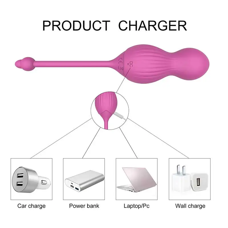 Sextoys New Kegelexercisedevice Post Partum Kit Egg Vibrator Sex Toy Women Remote Controlled Usb Charging Vibrating Egg