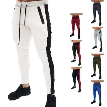 Great Quality Men Sport Casual Teenagers Breathable Soft Elastic Waist Baggy Stretch Quick-Drying Jogger Pants Men'S Trousers