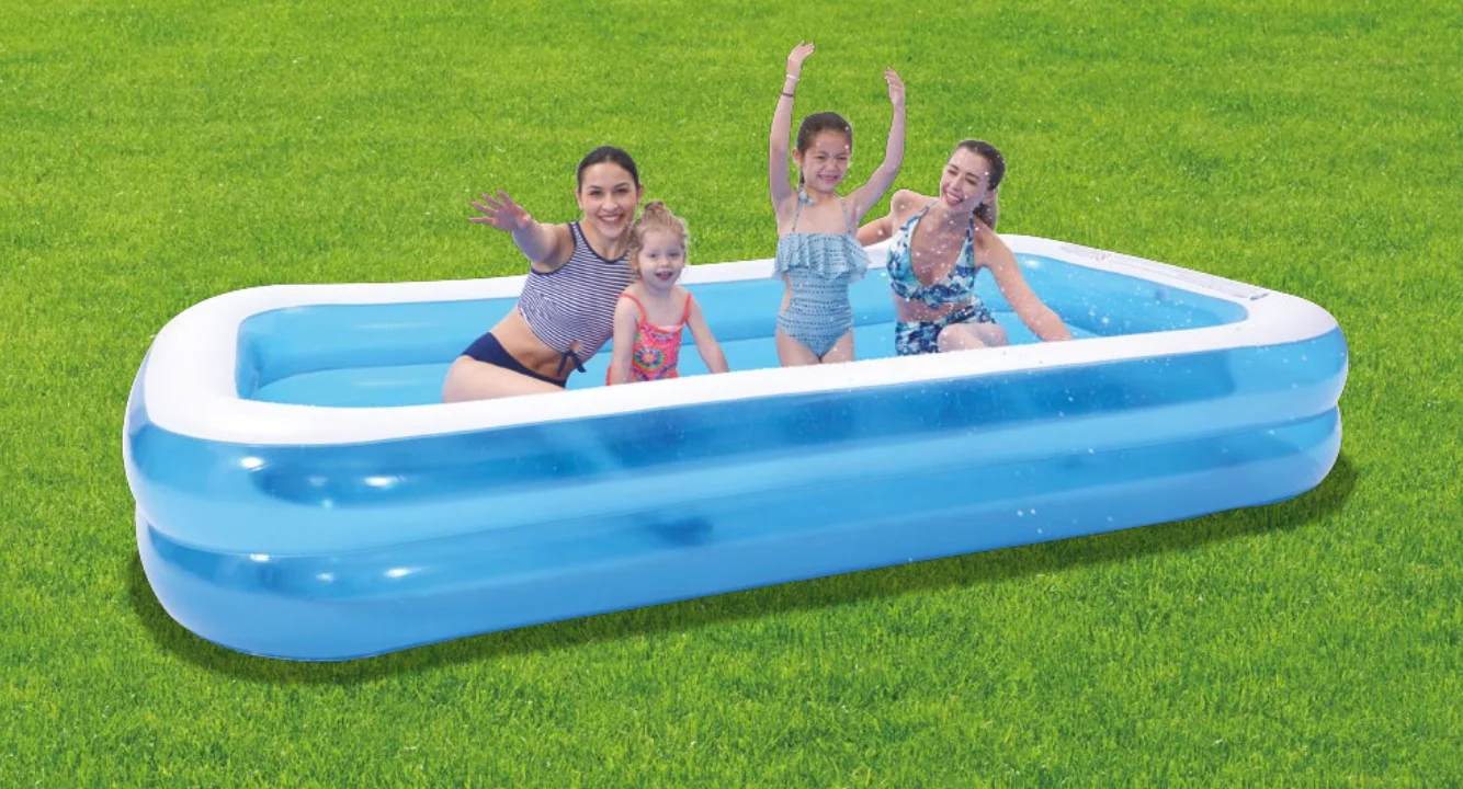 Inflatable Rectangular Inflatable Swimming Pool 200cm*150cm*50cm