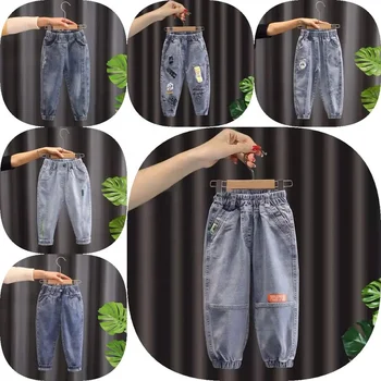 Children's wear boys spring and autumn fashion jeans little boys jeans new jeans boys