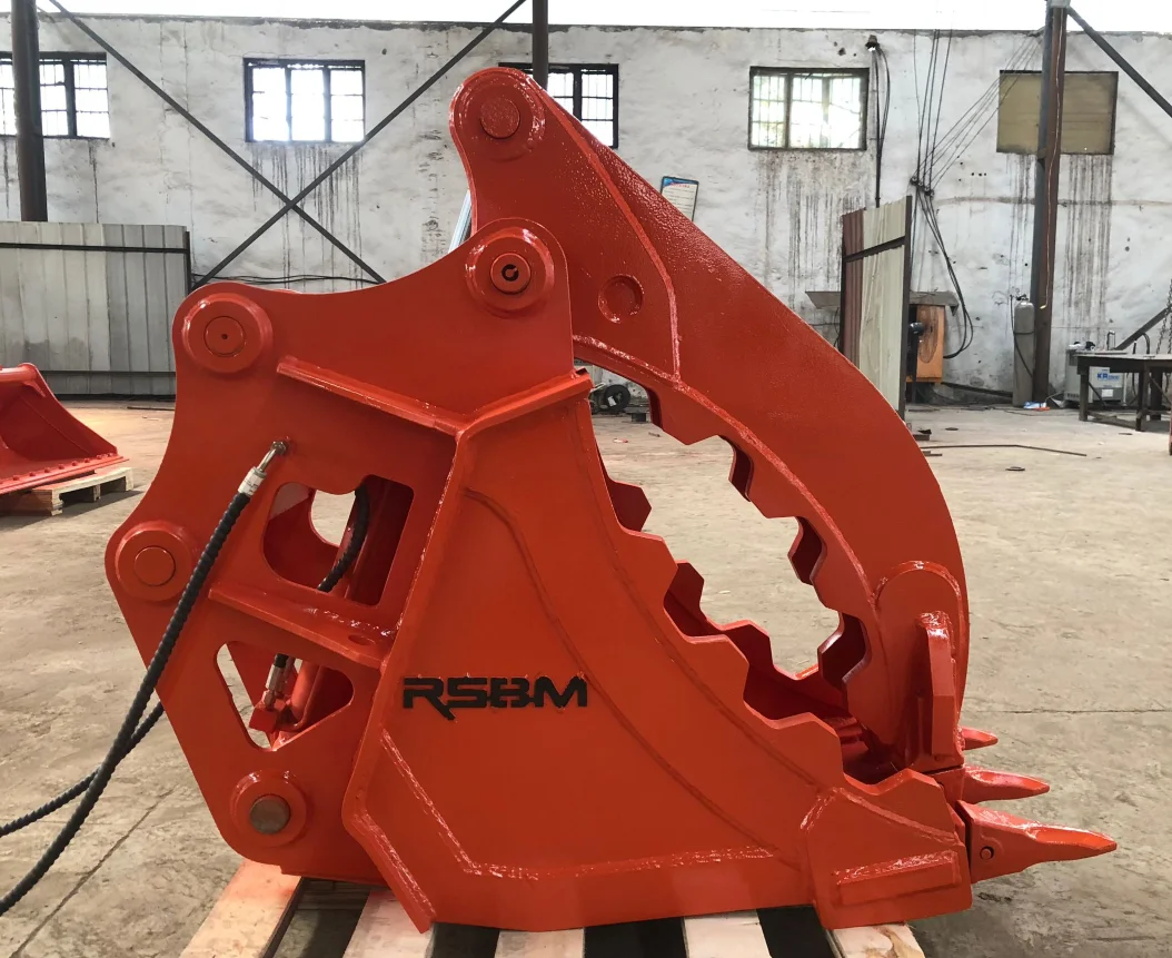 1.2-25T Excavator Grab Bucket Progressive Excavator Hydraulic Thumb