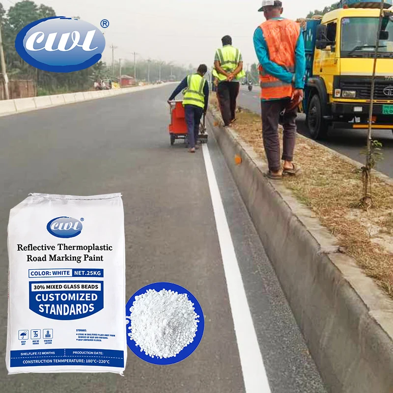 Желтая и белая дорожная краска дорожные стеклянные бусины Светоотражающие термопластичные краски для дорожной разметки