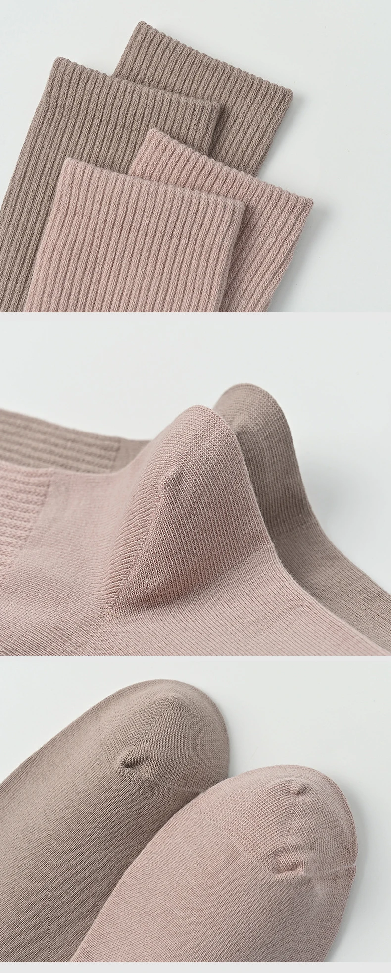 Women's cotton socks in multiple colours