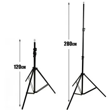 2.8 * 3m / 9.2 * 9.8ft Adjustable Photography Background Support System Backdrop Stand Crossbar Photo Studio Kit for Backdrop detail image