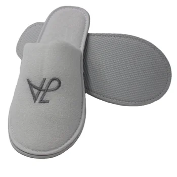 Salon spa hotel slippers disposable close toe 100% cotton slipper Excellent hotel slipper