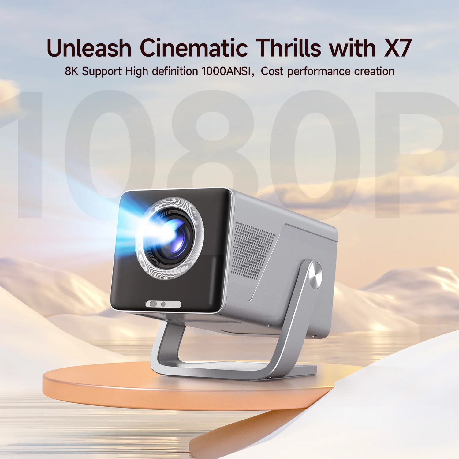 Magcubic HY320 NTV 1080P Native Projector - Android 13, 420 ANSI