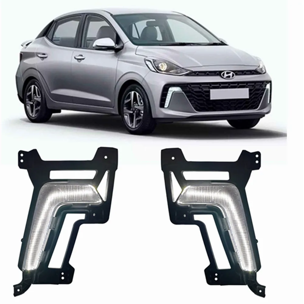 Drl For Hyundai Grand I10 2023 2024 Led Daytime Running Fog Light Turn