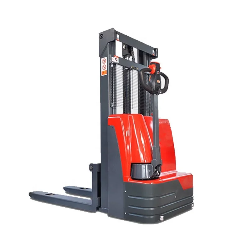 2ton 3m Walkie type Electric pallet stacker customize stand pedal have good performance electric pallet stacker full electric