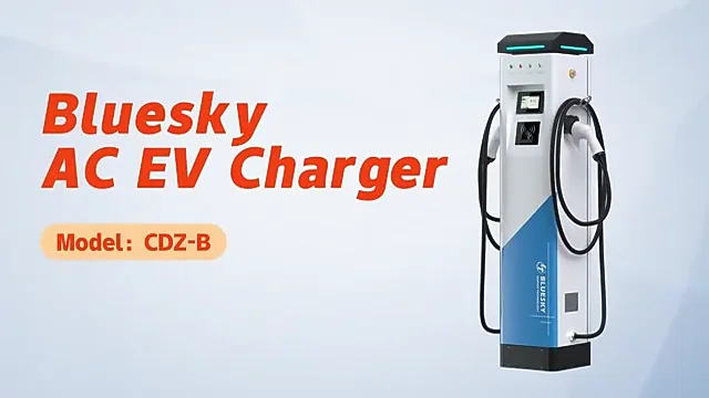 Ce 3-phase 22kw 44kw Ac Ev Charger Dual Guns 4.3 Screen Floor Mounting ...