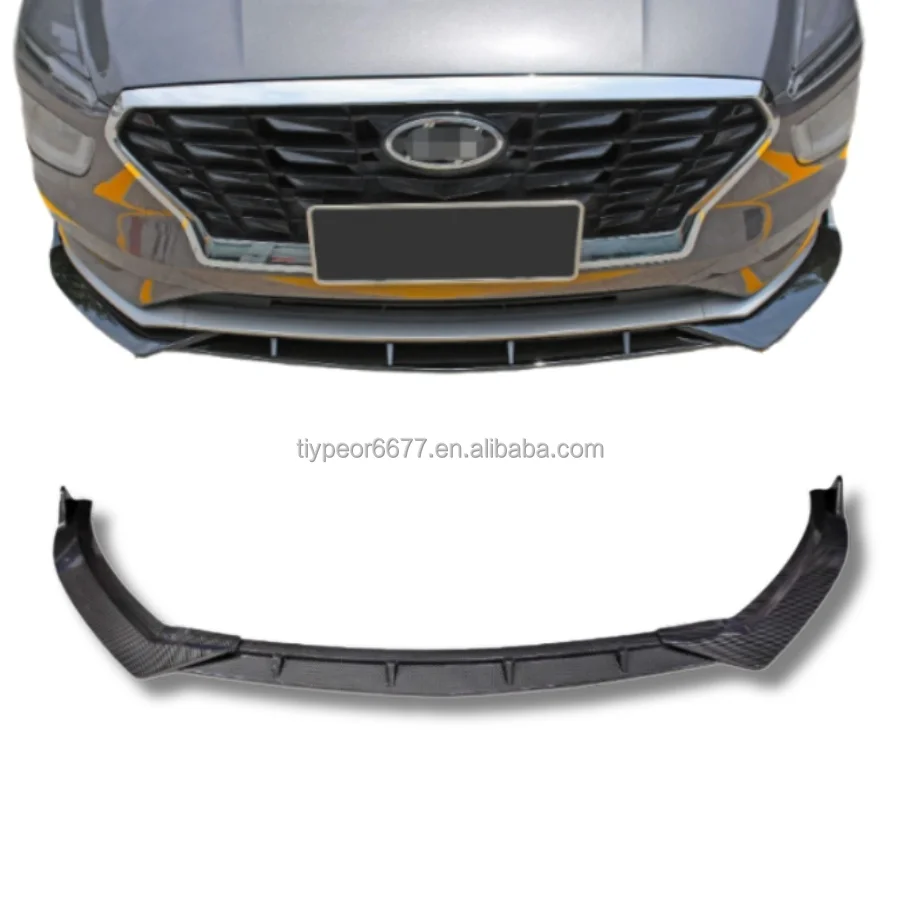 product tiypeor modified car front exterior decoration car front bumper lip splitter diffuser car accessories for hyundai mistra 2021-4