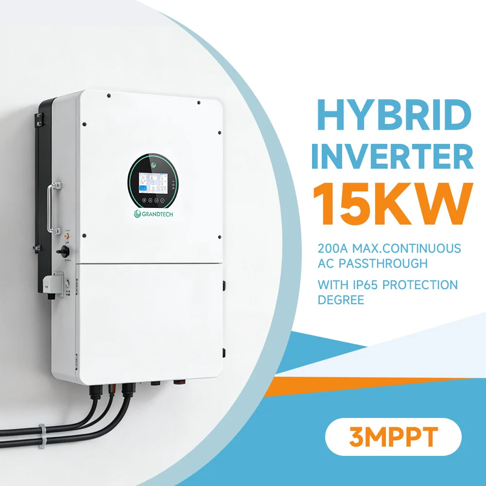 Grandtech UL1741 for 18KW 16kw 15kw Dual Split Phase Hybrid Inverter US Version 48V Battery GTHB51180US2P-02 120V/240V