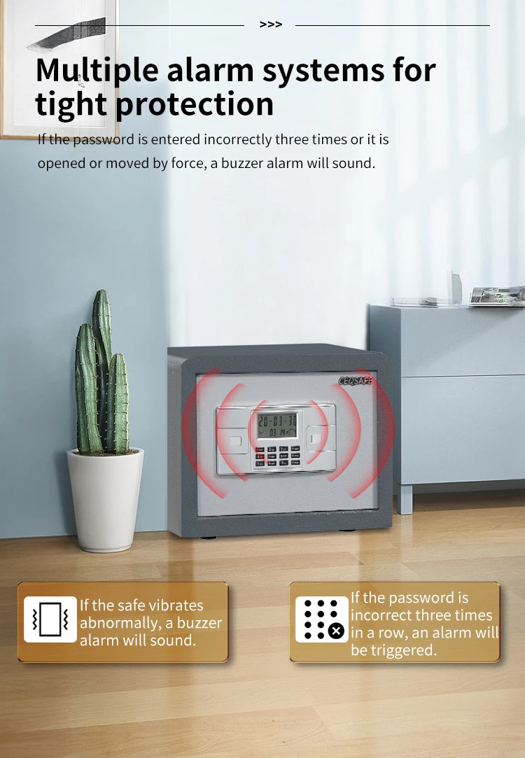 CEQSAFE China Manufacturer Home Electronic Digital Smart Money Safe Box Hotel factory