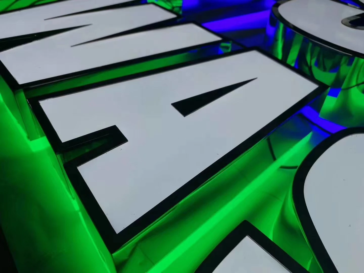 Customized Luminous Word Led Letter Lamp 3d Channel Letter Double Sided