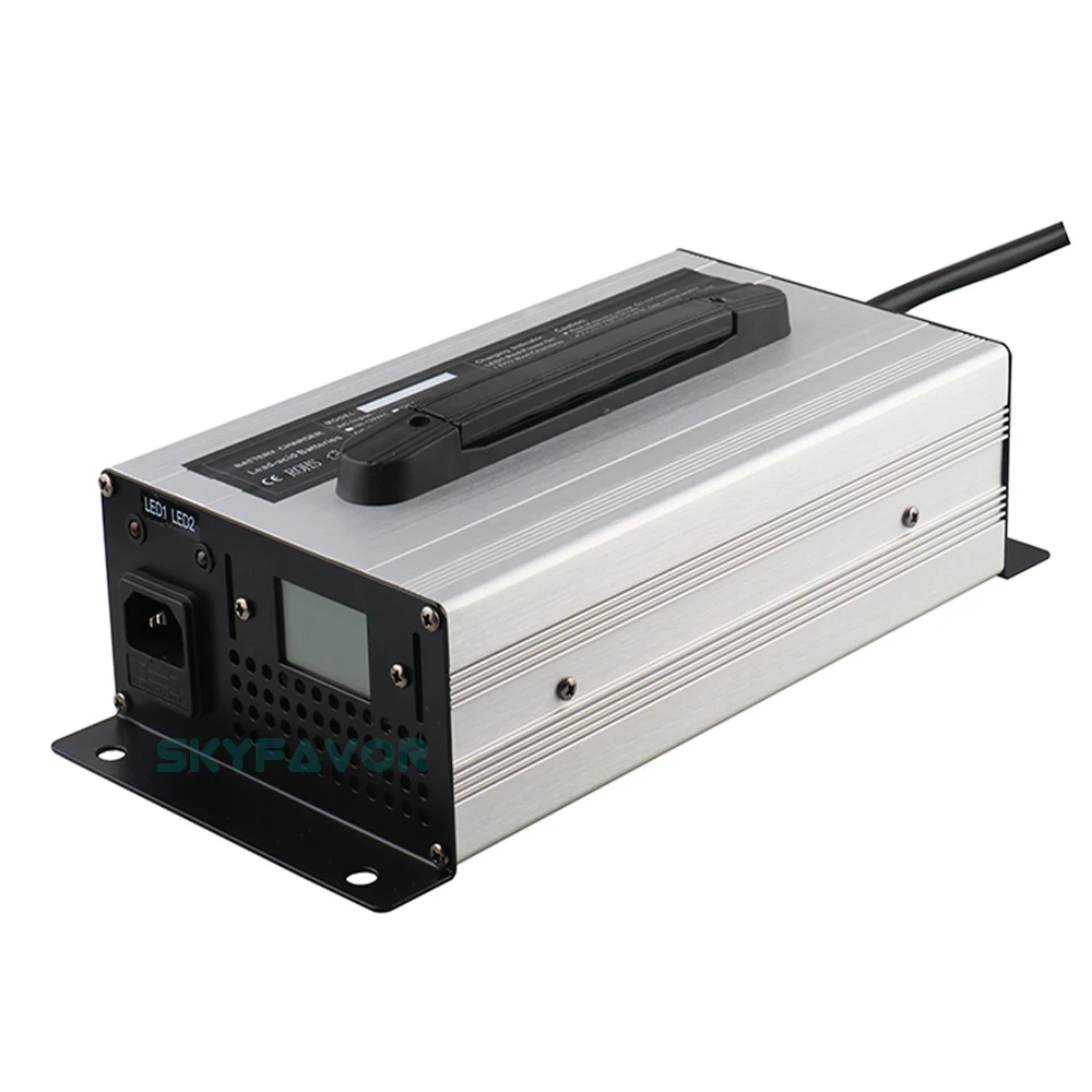 Trending 24V 30A Smart Automatic Lifepo4 Battery Charger 8S 29.2V Display OVP Protection