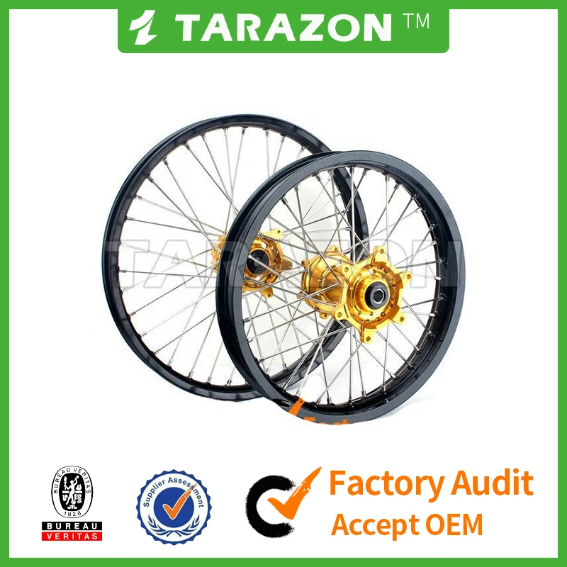 Tarazon Brand Spoke Wheels Dirt Bike CNC Wheel Rim