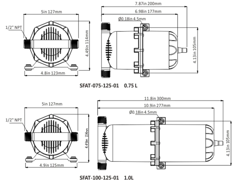 Tooflo Horizontal Accumulator Water Tank For Water Pump 100 Psi