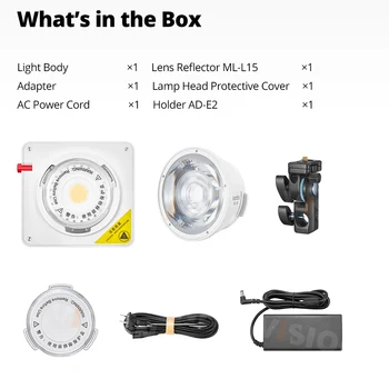 Godox ML100BI 120W Portable Bi-Color LED Photography Lamp Onboard & App Control for Video Recording & Live Streaming product image