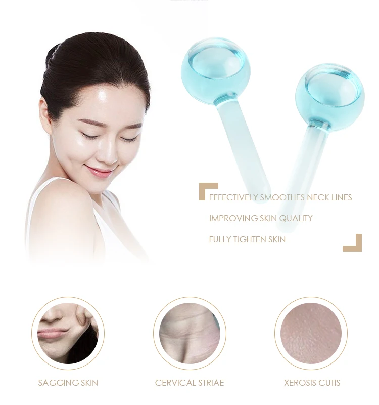 Stronger Glass Cold Face Massage Facial Ice Globes Buy Ice Globes