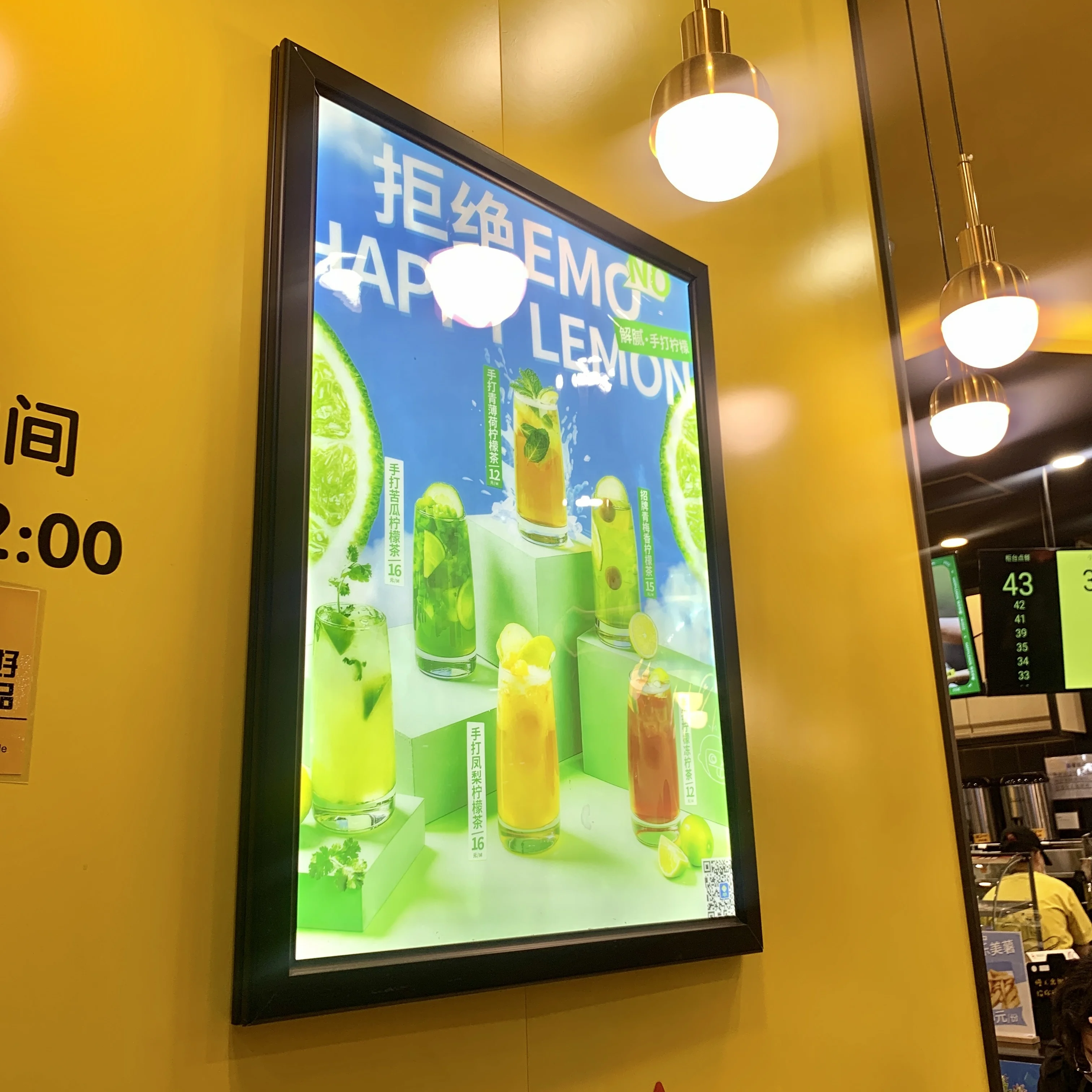 Indoor Store Front Advertising Display Led Photo Picture Frame Ultra Slim Black Aluminum Snap