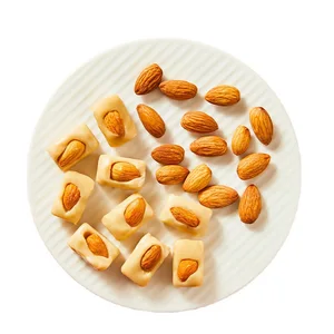 Wholesale OEM Processing Crisp Hard Candy Flavored with Almond Milk