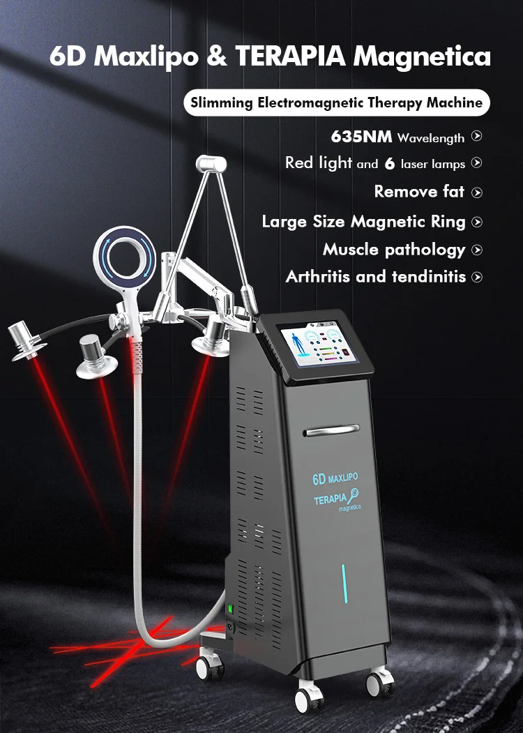 Newest 6d Laser 532nm Weight Loss Beauty Machine Cold Body Device Laser Physiotherapy Machine