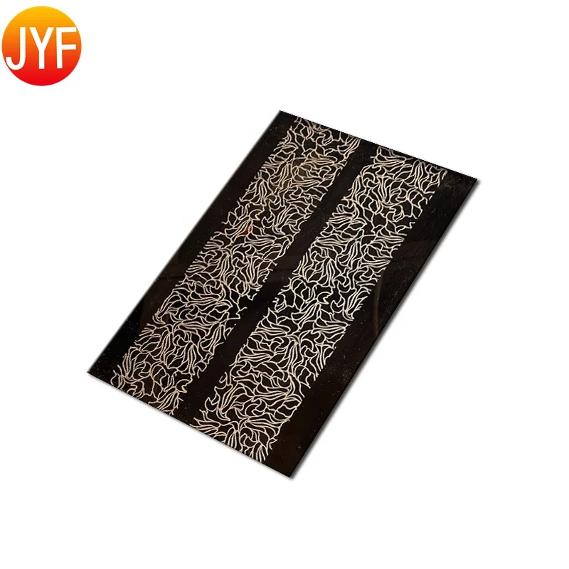 CL0047 China Custom Product Elevator Etching Design Decorative Stainless Steel Sheet 304 Elevator Cabin Lift Door