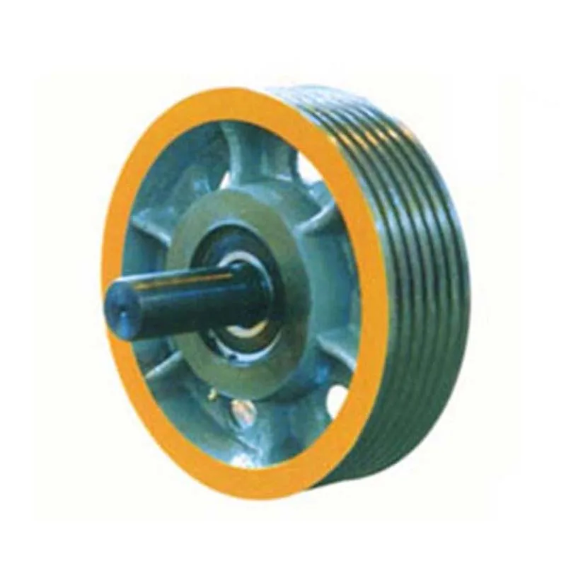 Elevator Pulley CNC Machining Steel Wire Rope Pulley for Elevator Spare Parts