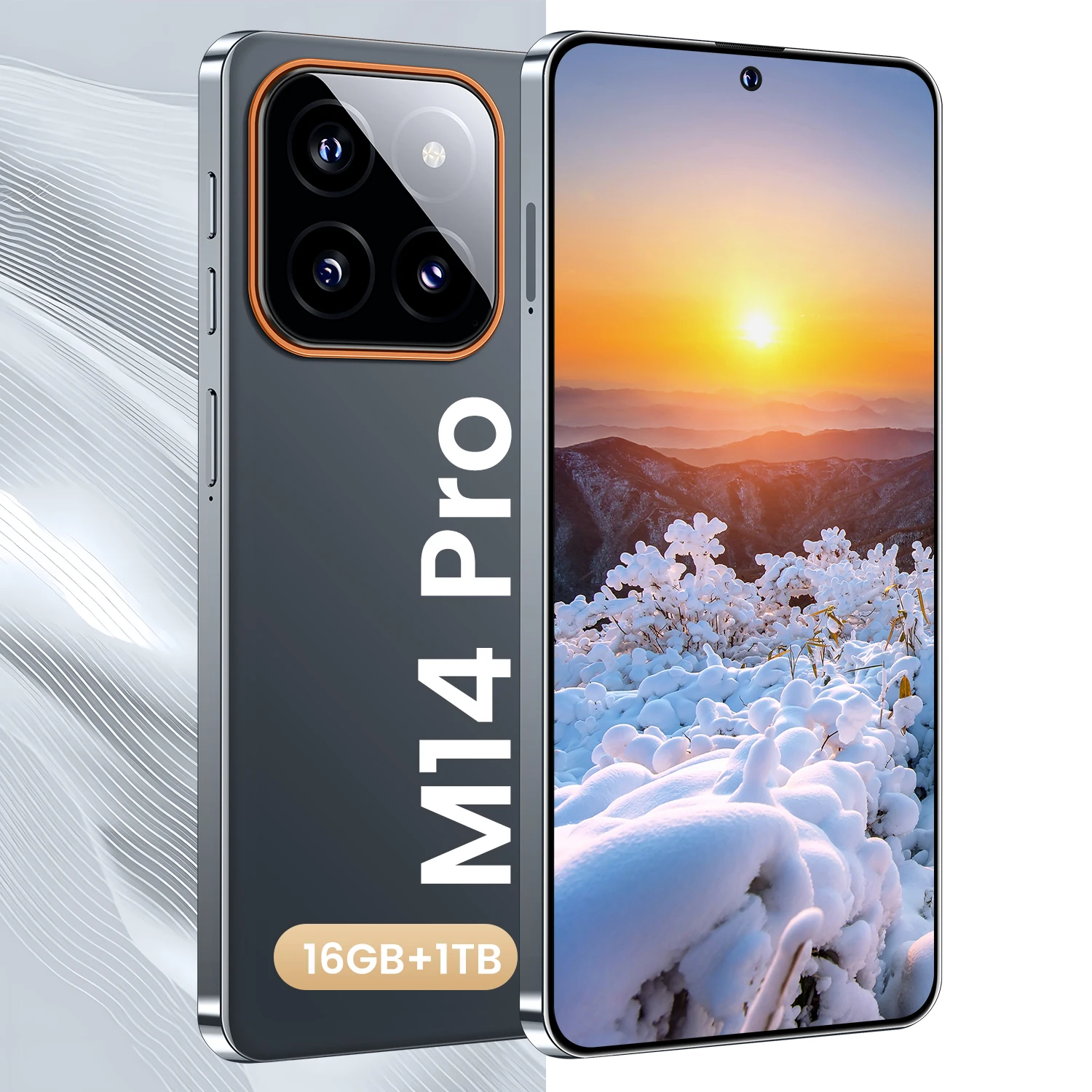72MP Front Camera Clear and Stylish Selfie M14pro 5G Smartphone