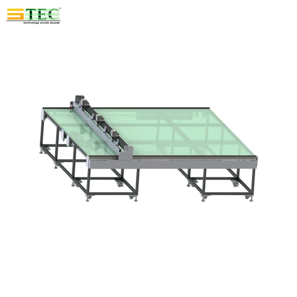 Stec Automatic Measuring Table For Roller Blind Fabric Cutting Machine