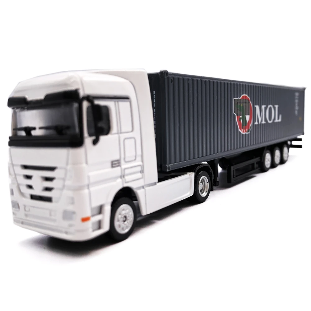 【A】19cm MOL Truck model 1:87 Container truck model O.A.S ship model