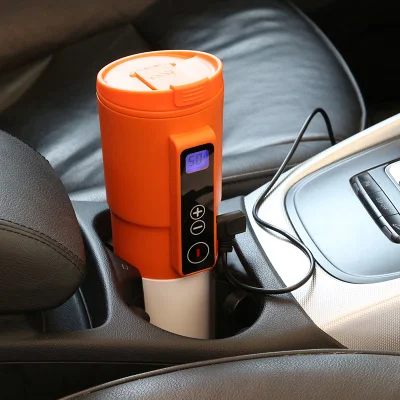Smart Temperature Control Heated Bottle Stainless Steel Car Coffee Tumbler Travel Mug