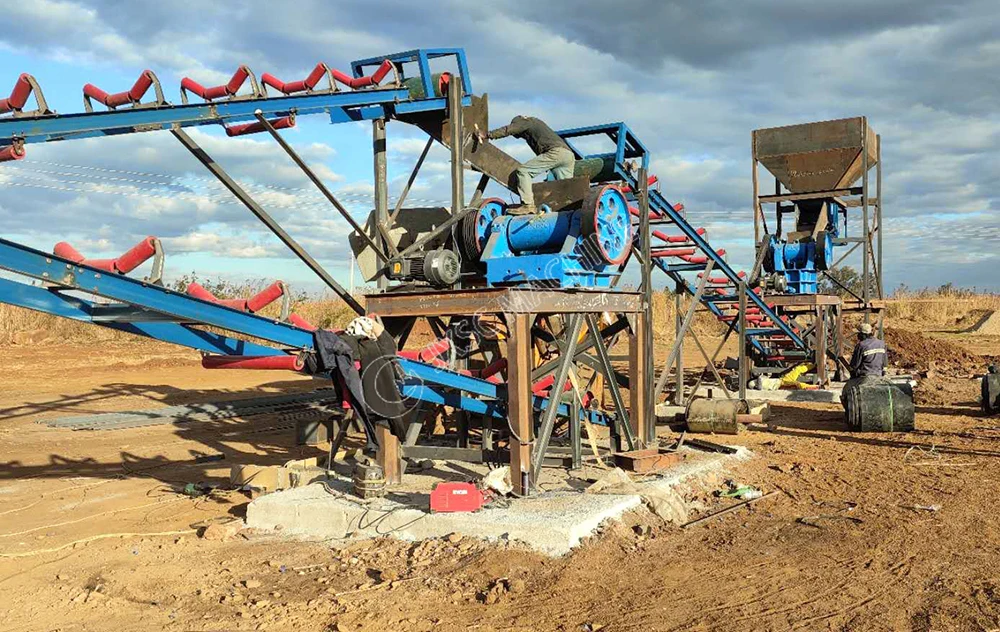 Popular Small Scale 120TPD Lithium Ore Processing Plant Spodumene Process Plant in Zimbabwe
