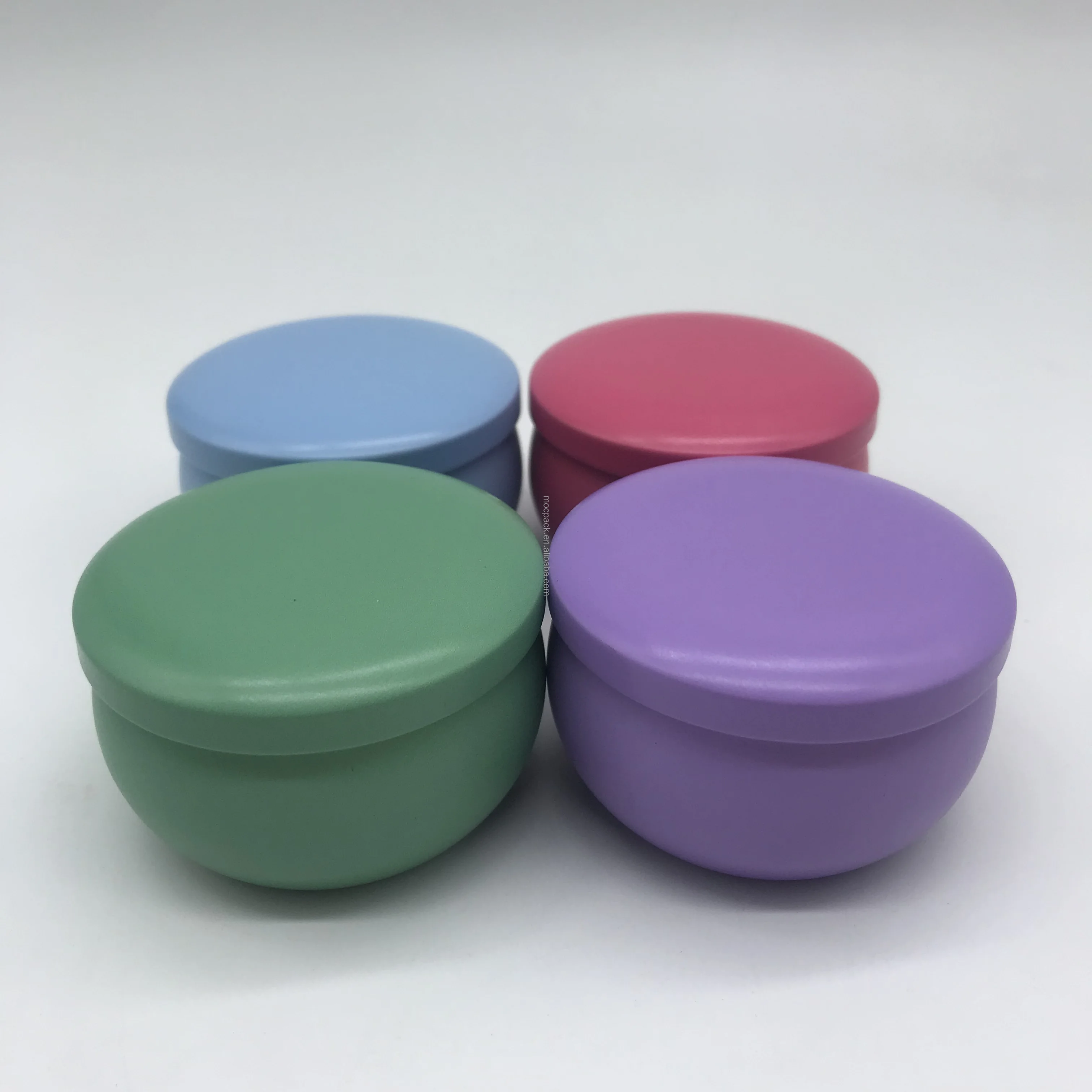 product macaron color gift aroma metal tin custom printing colorful 22 oz seamless candle tin jar-27