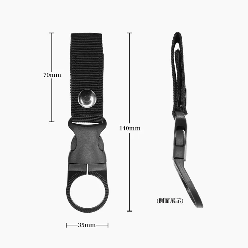 Multifunctional Hanging Buckle Nylon Kettle Buckle Suitable for Tactical Backpacks Belts Hanging Buckle