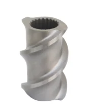 Stainless Steel Screw Element Extruded Barrel Plastic Extruder Replacement Spare Part