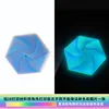 9.5cm rainbow luminous hexagon