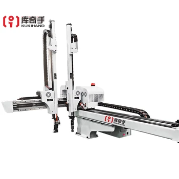 Five axis unilateral double arm single section robot arm injection moulding machine is suitable for